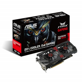 ASUS STRIX-R9380X-OC4G-GAMING AMD 4GB GDDR5 256bit PCIe videokártya PC