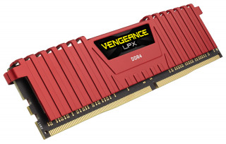 Corsair DDR4 2400 8GB Vengeance LPX CL14 KIT (2x4GB) Piros (CMK8GX4M2A2400C14R) PC