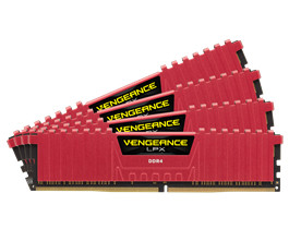 Corsair DDR4 3000 8GB Vengeance LPX CL15 KIT (2x4GB) Piros (CMK8GX4M2B3000C15R) PC