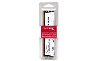 Kingston 8GB/2400MHz DDR-4 1Rx8 HyperX FURY fehér (HX424C15FW2/8) memória PC