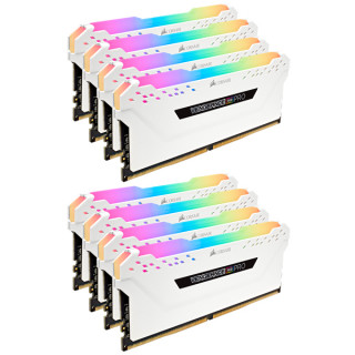 DDR4 64GB 2666MHz Corsair Vengeance RGB PRO White CL16 KIT8 PC