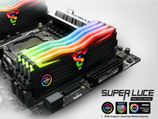 DDR4 16GB 3000MHz GeIL Super Luce Black RGB Sync CL16 KIT2 PC