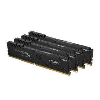 DDR4 16GB 2400MHz Kingston HyperX Fury (rev.3) Black CL15 KIT4 PC