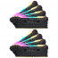 DDR4 128GB (8x16GB) 3200MHz Corsair Vengeance RGB PRO CL16 XMP 2.0 Black thumbnail