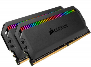 Corsair DOMINATOR PLATINUM RGB Fekete DDR4, 3600MHz 32GB (2 x 16GB) memória PC