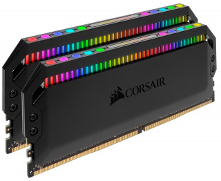 Corsair DOMINATOR PLATINUM RGB Fekete DDR4, 3600MHz 32GB (2 x 16GB) memória PC