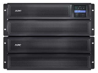 APC Smart X 3000VA Rack/Torony LCD 4U NC szünetmentes tápegység PC