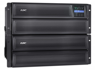 APC Smart X 3000VA Rack/Torony LCD 4U NC szünetmentes tápegység PC