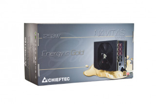 Chieftec Navitas GPM-1250C 1250W 80+ Gold 14cm ventillátorral moduláris tápegység PC