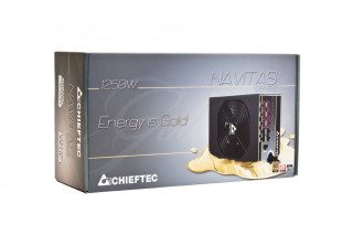 Chieftec Navitas GPM-1250C 1250W 80+ Gold 14cm ventillátorral moduláris tápegység PC