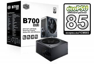 Cooler Master B700 version2 700W PFC 12 cm ventillátorral dobozos tápegység PC