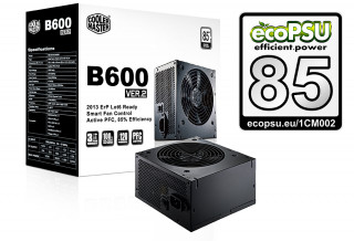 Cooler Master B600 version2 600W PFC 12 cm ventillátorral dobozos tápegység PC