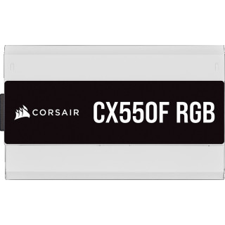 Corsair CX550F RGB 80 PLUS Bronze ATX 550W Tápegység  Fehér PC