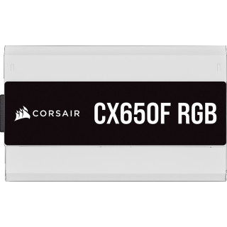 Corsair CX650F RGB 80 PLUS Bronze ATX 650W Moduláris tápegység fehér  PC