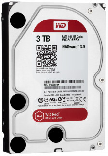 Western Digital Red 3TB 3,5" SATA3 7200RPM 64MB (WD30EFRX) PC