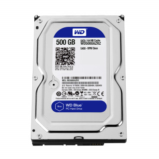 Western Digital Blue 500GB 3.5" SATA3 5400RPM 64MB (WD5000AZRZ) PC