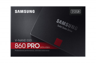 Samsung 512GB SATA3 2.5" 860 PRO Basic (MZ-76P512B/EU) SSD PC