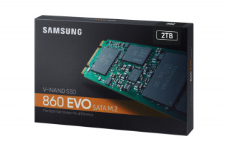 Samsung 2000GB SATA3 860 EVO M.2 SATA (MZ-N6E2T0BW) SSD PC