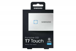 Samsung T7 Touch external Silver , USB 3.2, 500GB PC