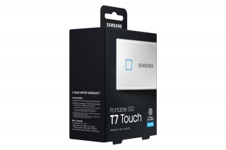 Samsung T7 Touch external Silver , USB 3.2, 500GB PC