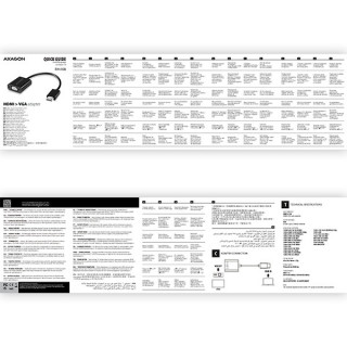 AXAGON RVH-VGN HDMI > VGA Adapter FullHD PC