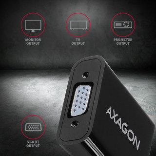 AXAGON RVH-VGAN HDMI > VGA Adapter FullHD audio PC