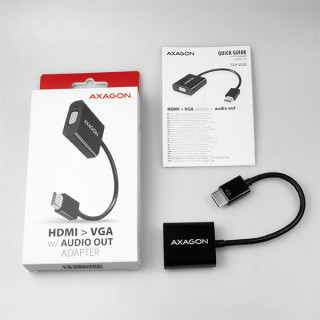 AXAGON RVH-VGAN HDMI > VGA Adapter FullHD audio PC