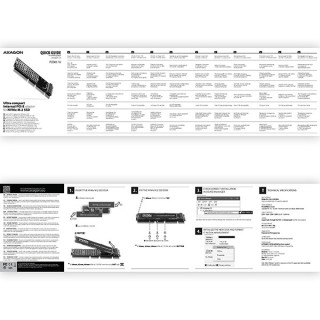 AXAGON PCEM2-1U PCIE NVME M.2 x16/x8/x4 M-Key slot adapter PC