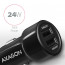 AXAGON PWC-5V5 2.4A + 2.4A Car Charger Black thumbnail