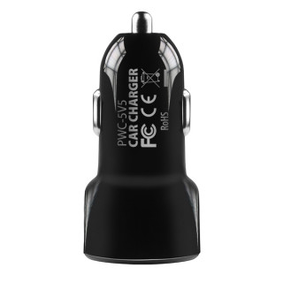 AXAGON PWC-5V5 2.4A + 2.4A Car Charger Black PC