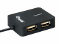 Equip-Life USB Hub - 128952 (4 Port, USB2.0, USB tápellátás, kompakt dizájn, fekete) thumbnail