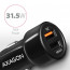 AXAGON PWC-QC5 QC3.0 + 2.4A Car Charger Black thumbnail