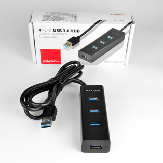 Axagon HUE-S2B 4 portos USB3.0 gyorstöltő HUB PC