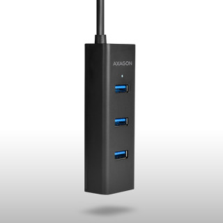 Axagon HUE-S2B 4 portos USB3.0 gyorstöltő HUB PC