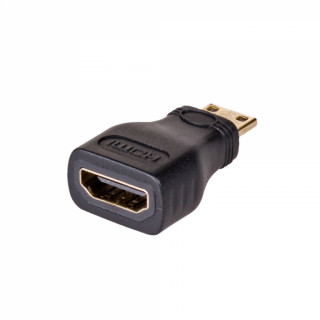 Akyga AK-AD-04 HDMI mini C -> HDMI M/F adapter fekete PC