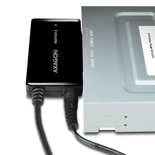 Axagon ADSA-FP3 HDD/SSD/ODD adapter [2.5",3.5",5.25",/USB3.0] - Fekete PC