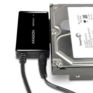 Axagon ADSA-FP3 HDD/SSD/ODD adapter [2.5",3.5",5.25",/USB3.0] - Fekete PC