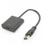 Gembird USB 3.0 A -> HDMI M/F adapter 0.2m fekete thumbnail