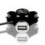 HUB Axagon HUE-X3B 4-port [USB2.0] - Fekete thumbnail