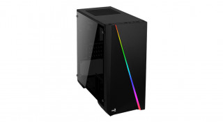 AeroCool Cylon mini RGB (Plexi Ablak) - Fekete PC