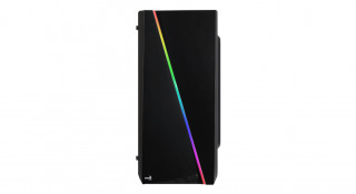 AeroCool Cylon mini RGB (Plexi Ablak) - Fekete PC