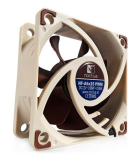 Noctua NF-A6x25-PWM 60mm - Sötétbarna PC