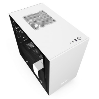 NZXT H210 Tempered Glass Matte White PC