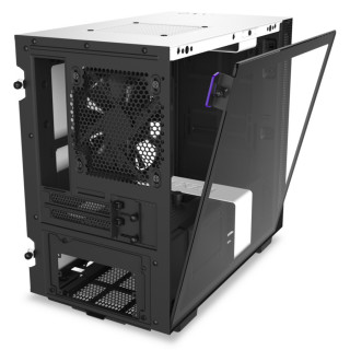 NZXT H210 Tempered Glass Matte White PC