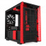 NZXT H210 Tempered Glass Matte Black/Red thumbnail