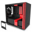 NZXT H210 Tempered Glass Matte Black/Red thumbnail