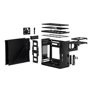 Fractal Design Era ITX Midi Tower Szén PC