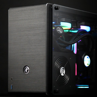 Raijintek Ophion Evo (Edzett üveg) - Fekete PC