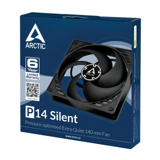 Arctic P14 Silent 140mm - Fekete PC