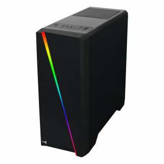 AeroCool Cylon RGB (Plexi Ablak) - Fekete PC